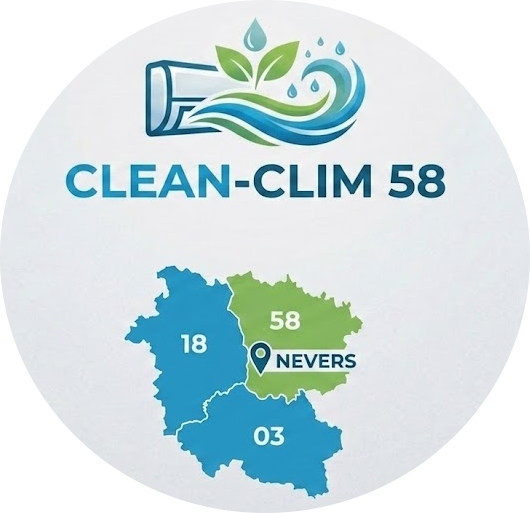 Carte Zone d'intervention Clean-Clim 58